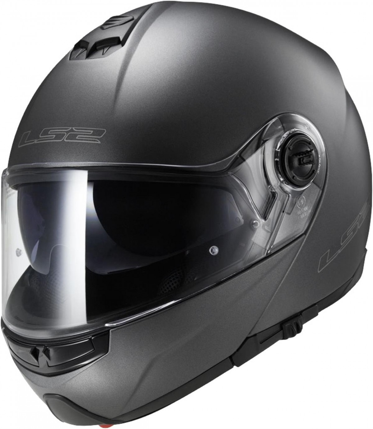 Ls2 Strobe Çene Açılır Kask Mat Tıtanıum