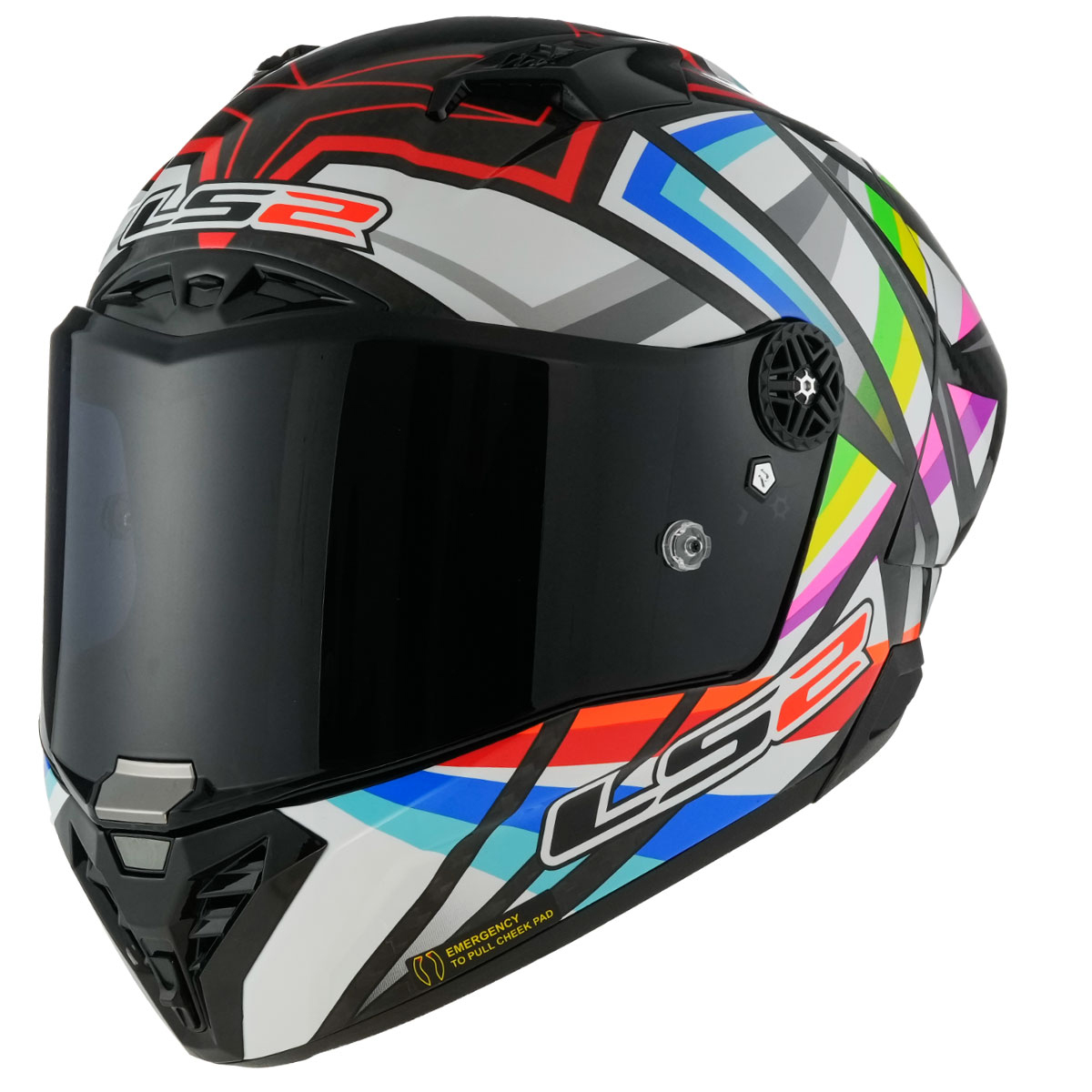 Ls2 Thunder Karbon Gp Aero Flash Kapalı Kask Siyah