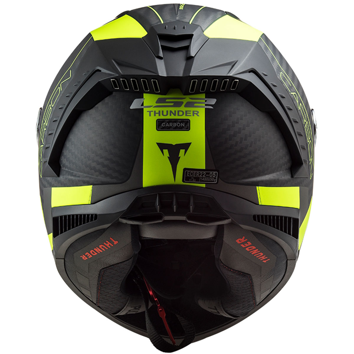 Ls2 Thunder Karbon Racıng 1 Kapalı Kask Mat Neon Sarı