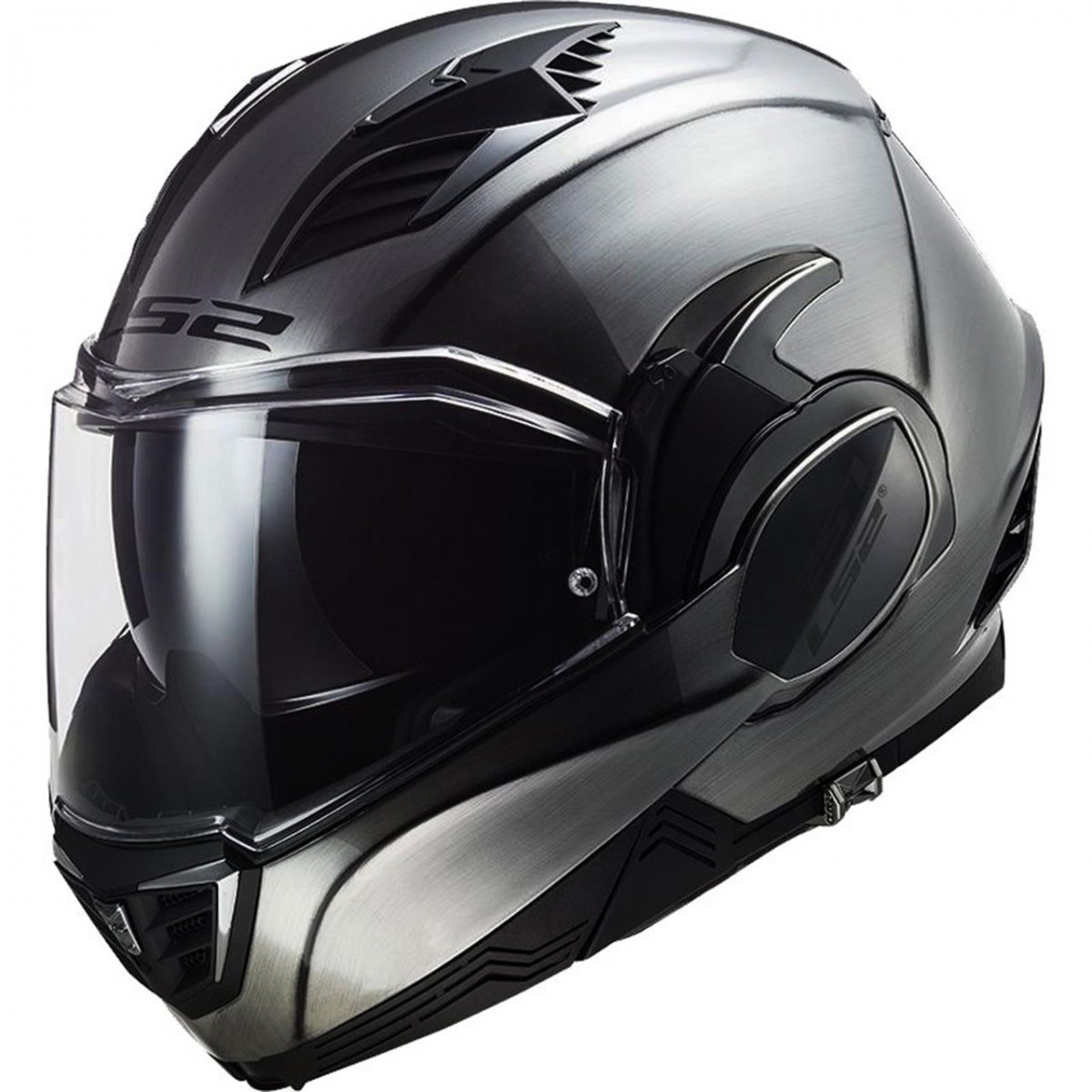 Ls2 Valıant 2 Jeans Çene Açılır Kask Tıtanıum SMALL
