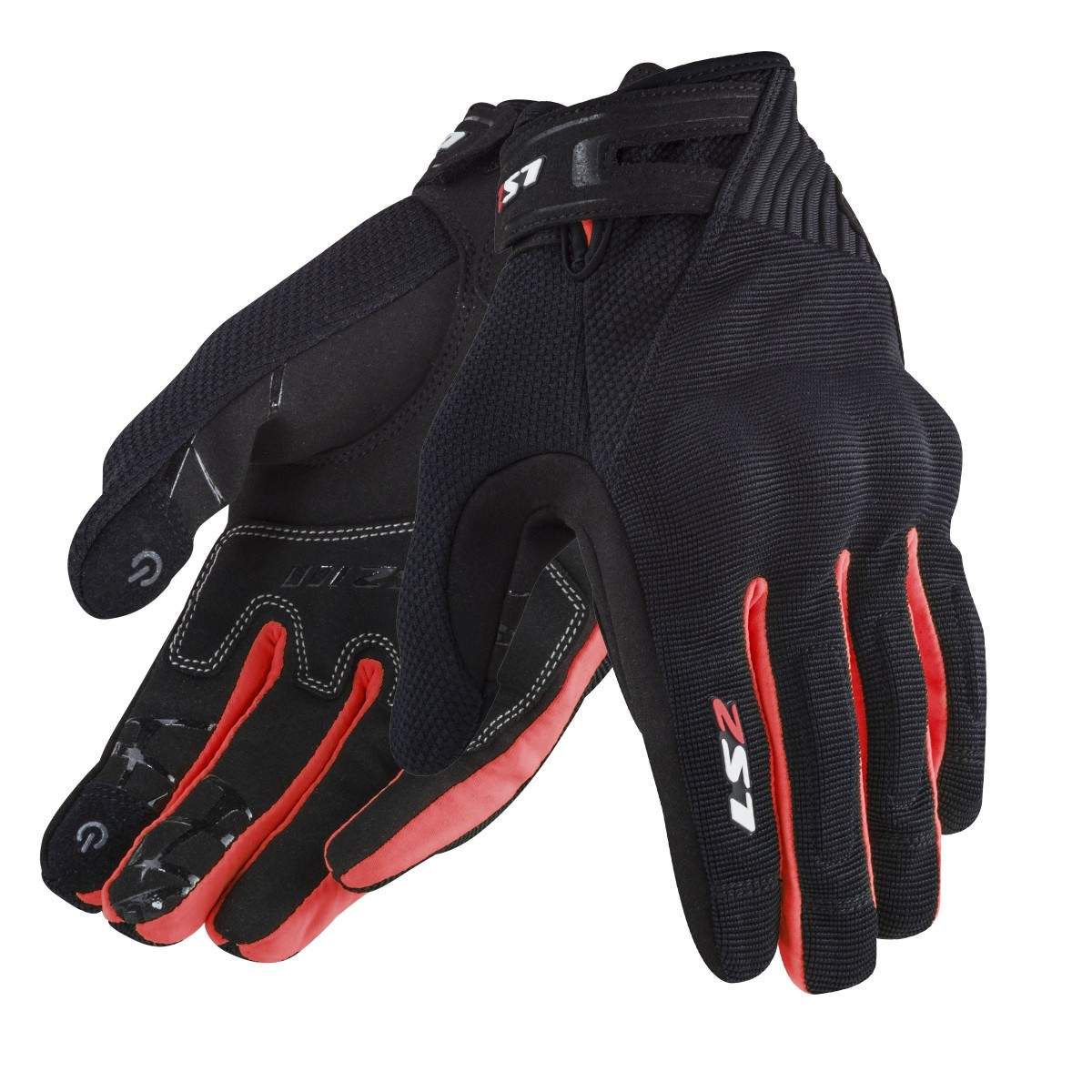 Ls2 Yazlık Eldiven Dart 2 Siyah Kırmızı