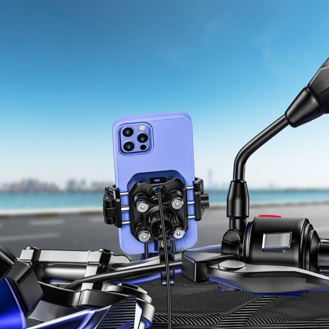 Nukrotech M33 Plus Titreşim Modüllü Telefon Tutucu (kablosuz Ve Type-c Şarjlı )