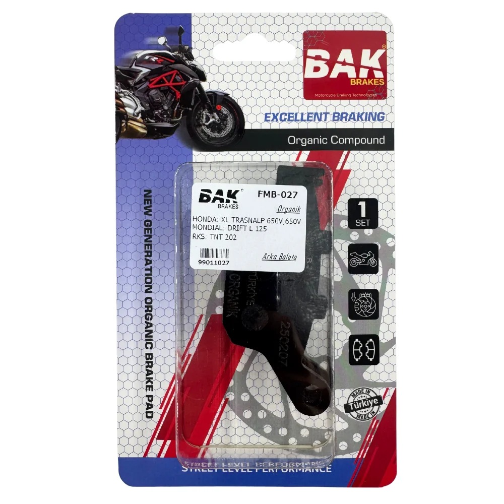 Mondıal Drıft L 125 Arka Balata Bak 496 306