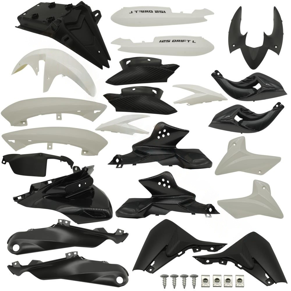 Mondıal Drıft L 125 Beyaz Yeni Model Kaporta Seti