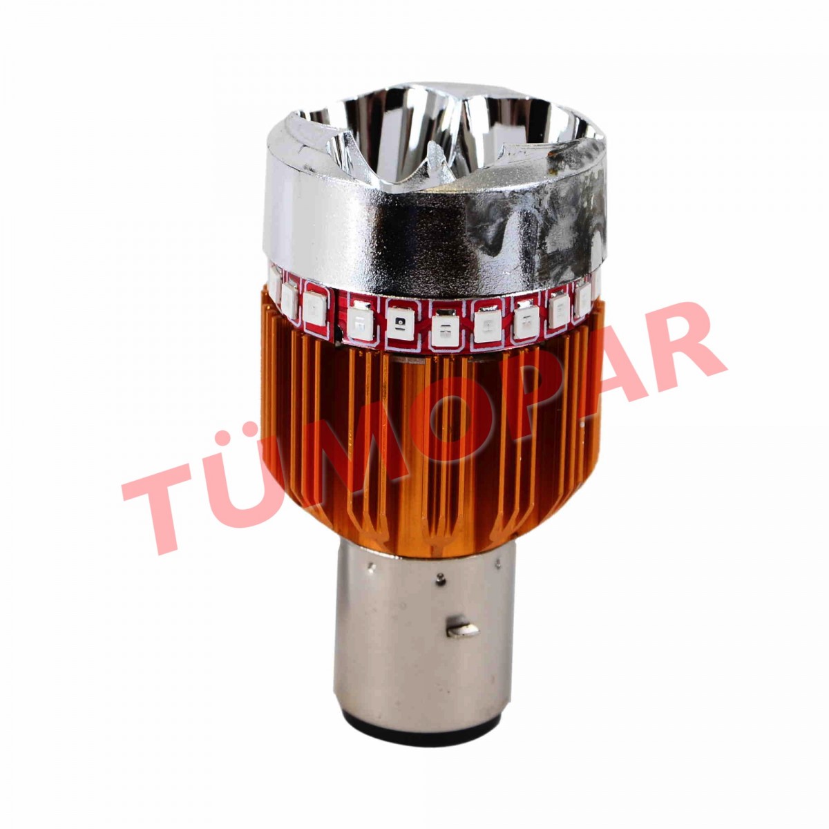 Monero Far Ampulü 3 Led Etrafı Angel Uzun Far Çakarlı Cbf150 Ybr125 Actıva & Rs151 Hs150 Scooter