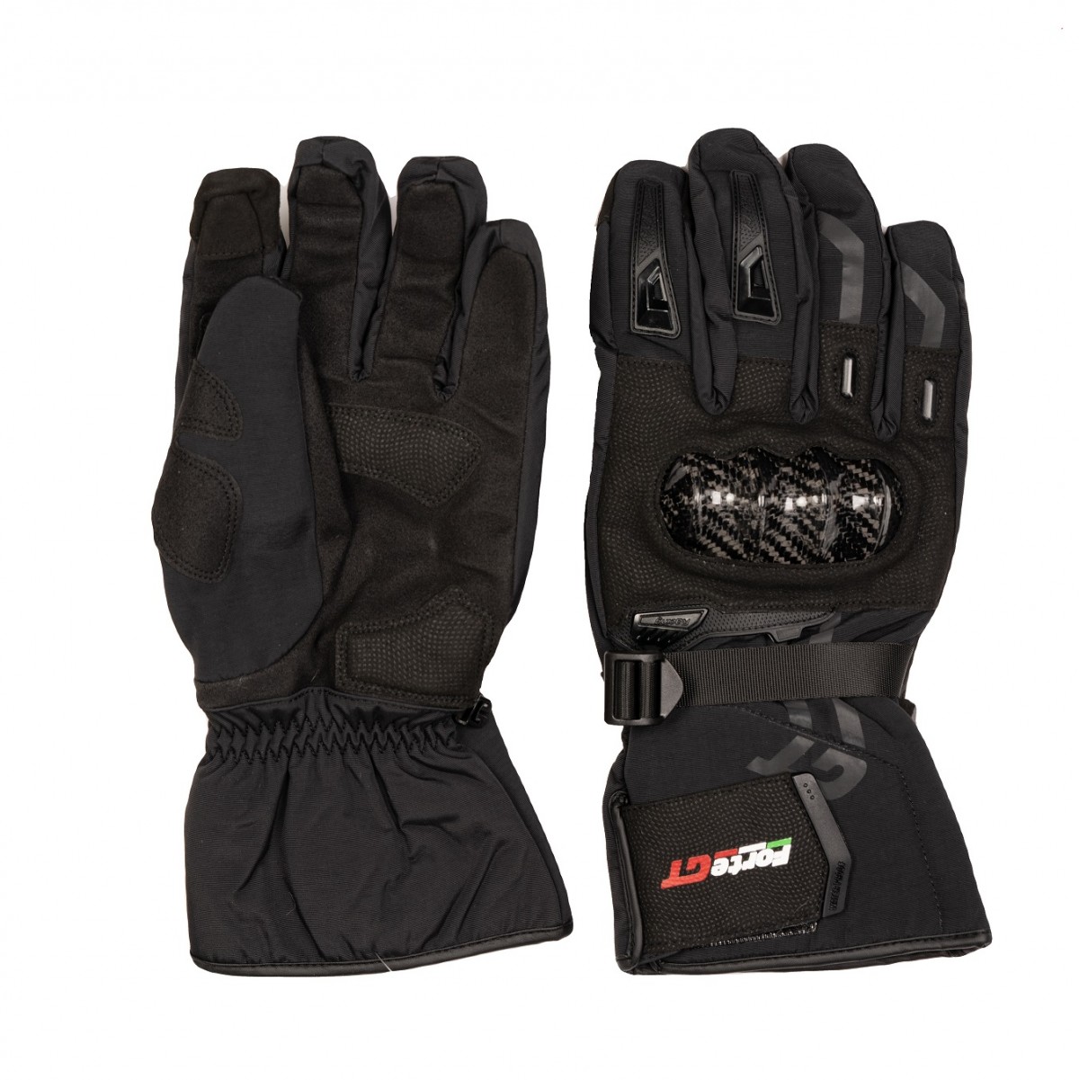 Motosiklet Kışlık Eldiven Siyah Karbonlu Gt 66x [small Beden] Forte Gt