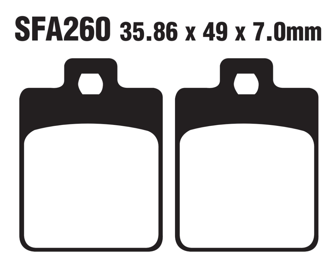 Sym Fıddle 3 200ı Arka Fren Balatası Sfa 260 Symphony 125-200 - Jet 14 200i Peugeot Belville