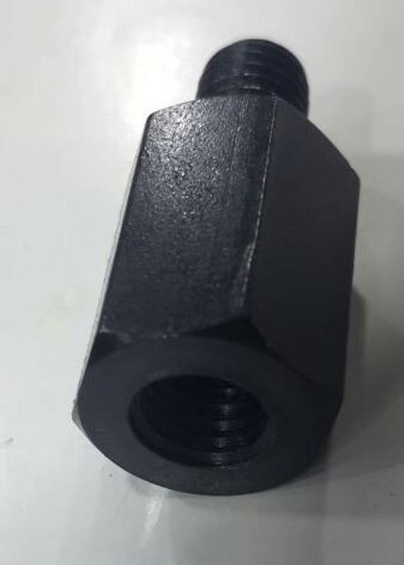 Motospartan Ayna Aparatı Adaptörü +10mm -8mm 10mm Düzden 8mm Terse Siyah