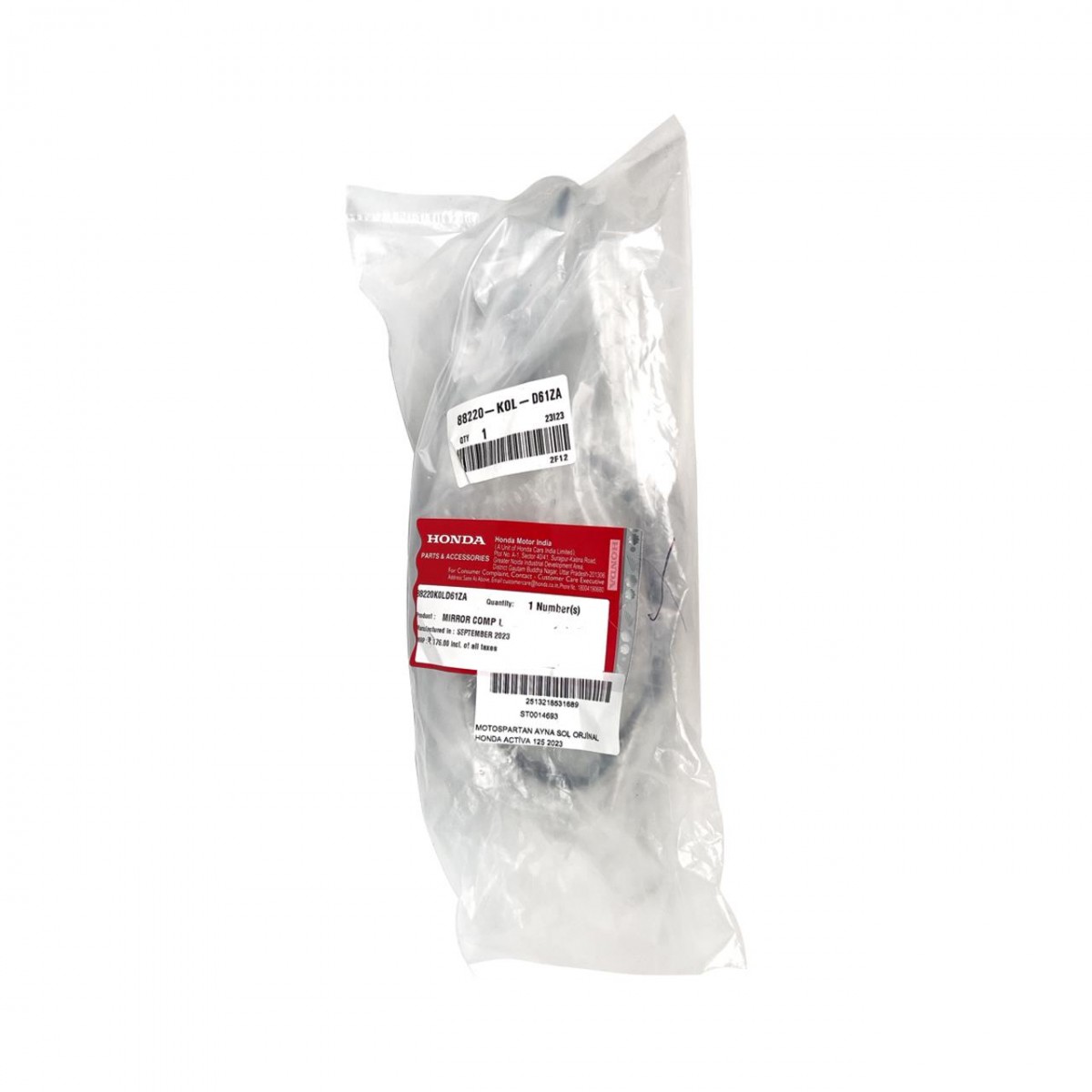 Motospartan Ayna Sol Orj Honda Actıva 125 2023 2024