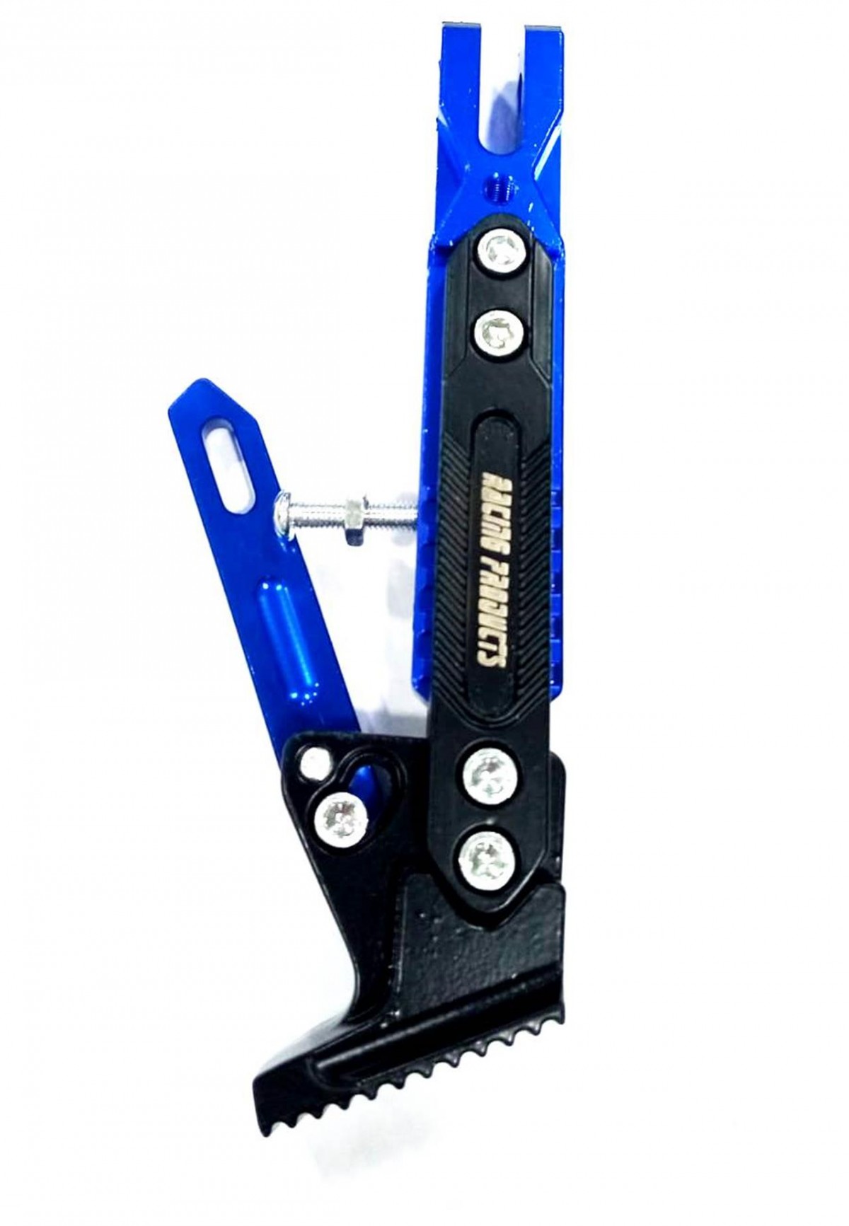 Motospartan Cnc Ayarlanabilir Yan Sehpa Mavi Universal