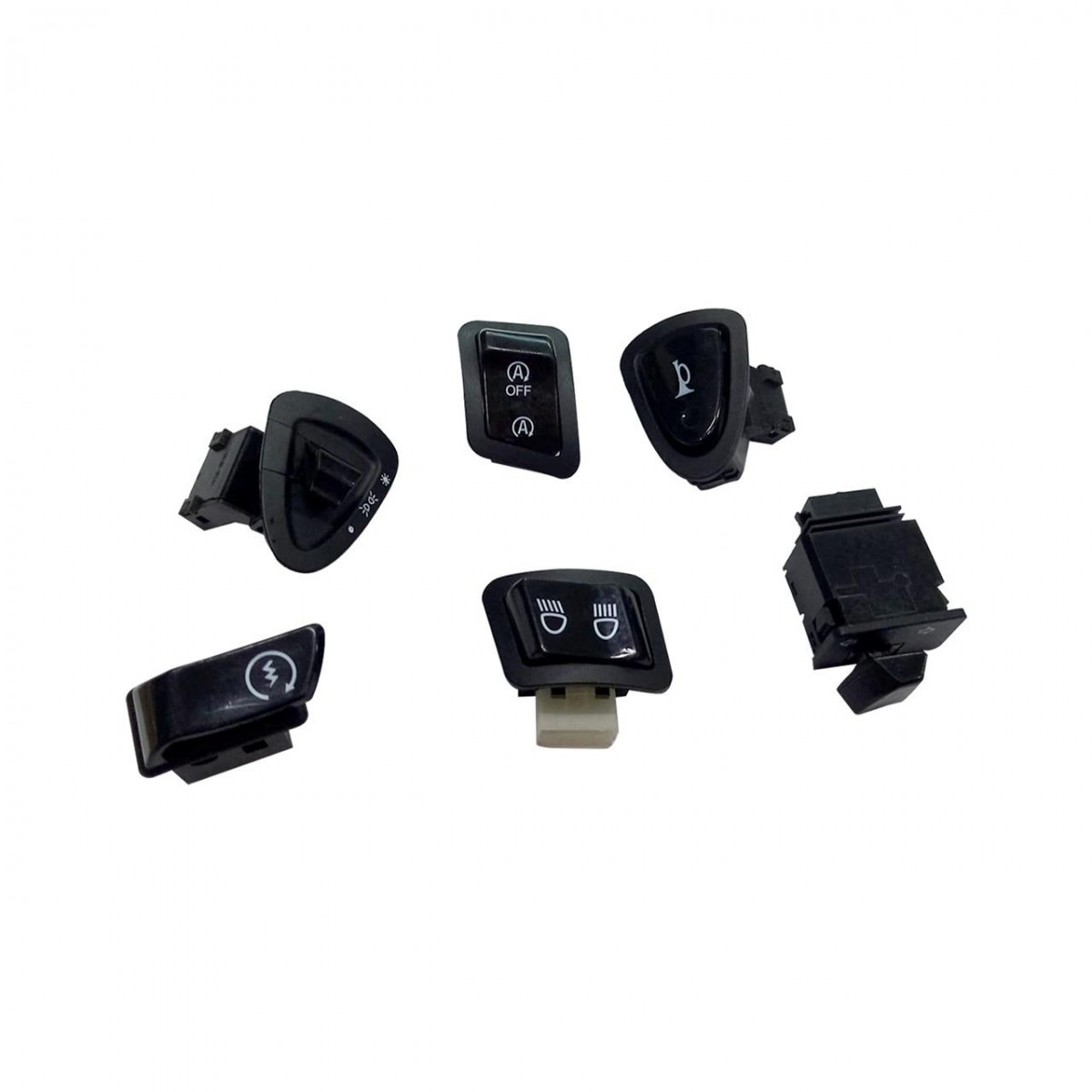 Motospartan Düğme Seti 6 Lı (korna Marş Sinyal Selektör Far Start-stop) Honda Dio Motospartan Düğme Seti 6 Lı (korna Marş Sinyal Selektör Far Start-stop) Honda Dio