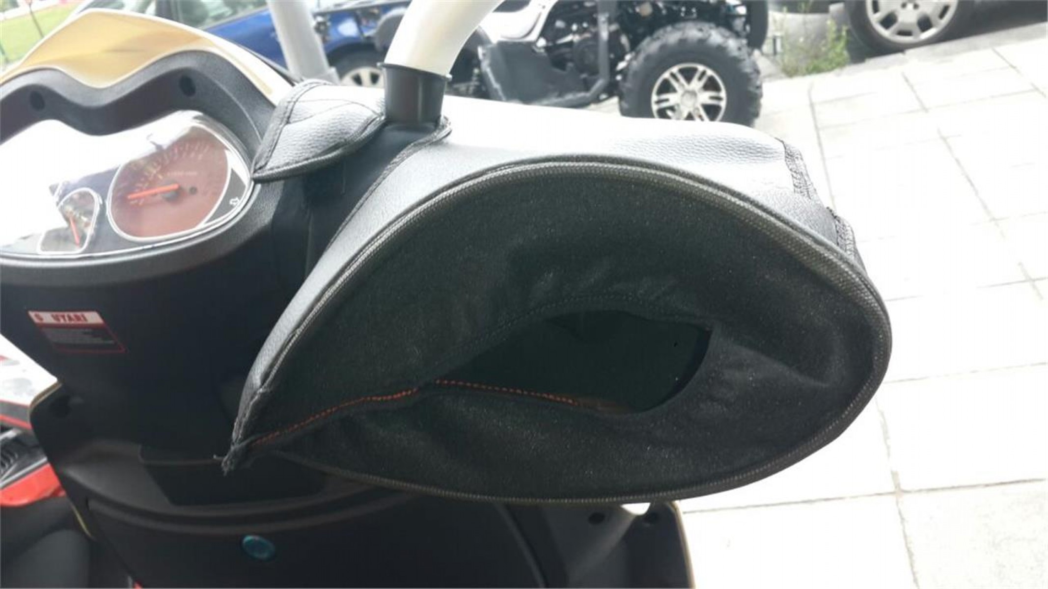 Motospartan El Koruma Suni Deri Mati125 Honda Spacy110 Alpha Fızy Actıva S Rs151 Hs150 Scooter
