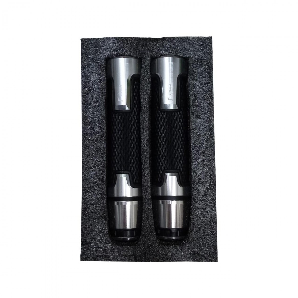 Motospartan Elcik Takımı Topuzlu 22mm Rizoma Tipi Krom