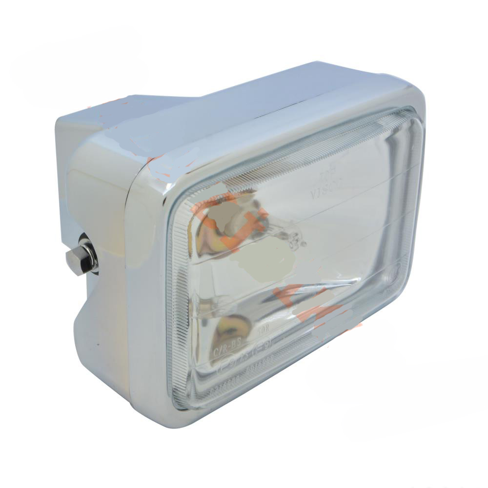 Motospartan Far Komple Uzun Model Nikelejlı Düz Cam Cam Mondıal Cg Agk 125 Oem