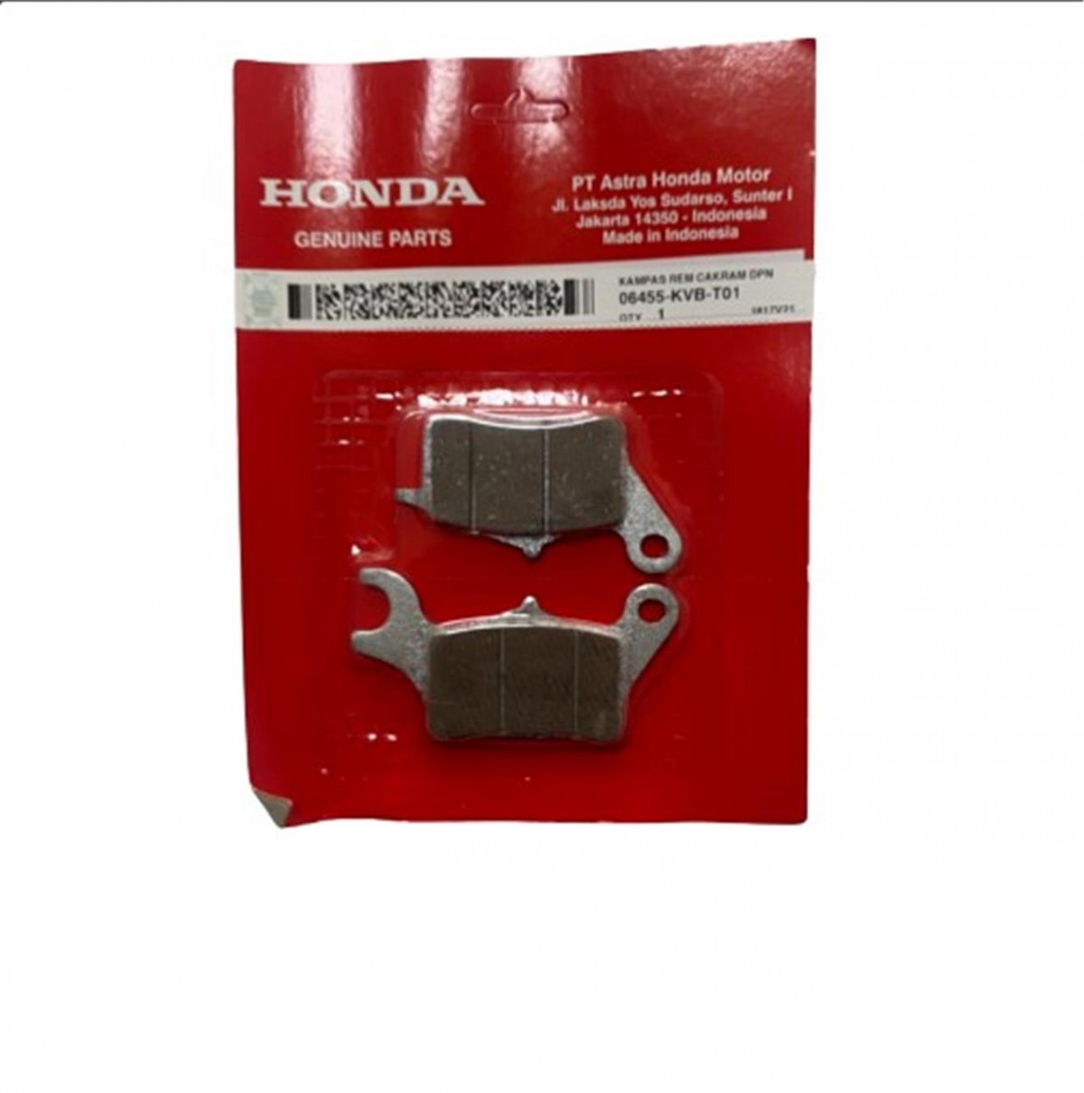 Motospartan Orjinal Balata Ön Honda Dıo 110) Ön Sol Yamaha Trıcıty Mw125 Mws125 (suzukı Address 110 Ön 2019) 652 358 ( 06455-kvb