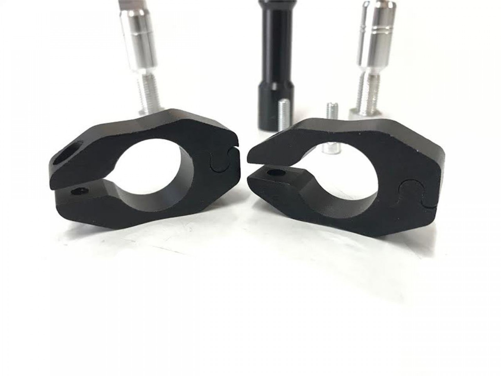 Motospartan Gidon Ara Bar Cnc Siyah Tek Parça & 22mm - 28mm