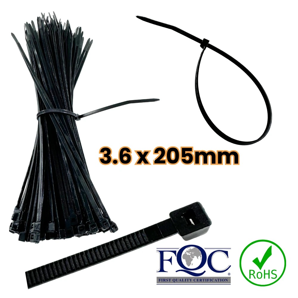 Kablo Bağı Cırt 3,6x205 100lü Kablo Bağı Cırt 3,6x205 100lü