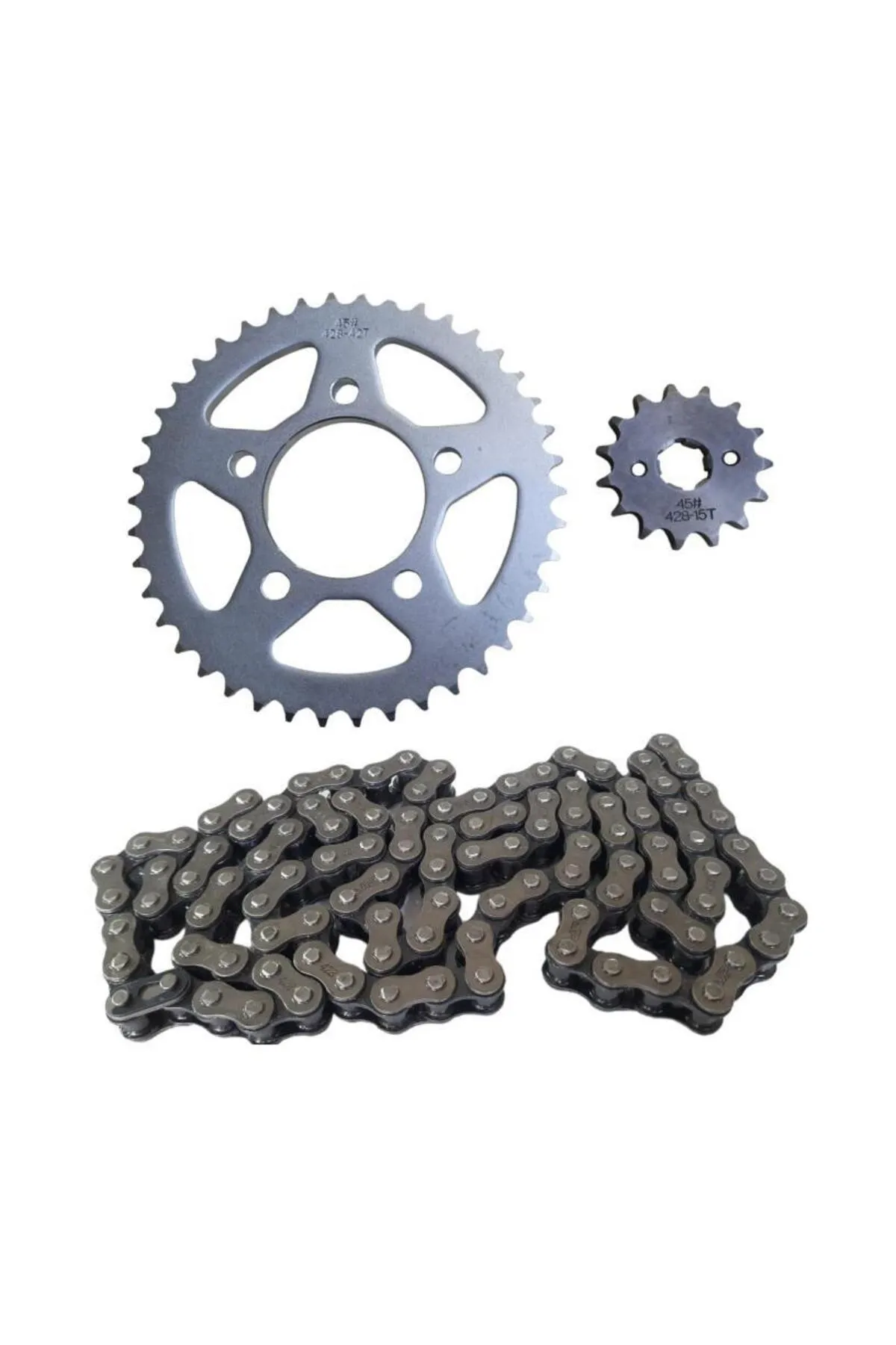 Motospartan Ön-arka Zincir Dişli Seti 40-15t 428h-128l Mondıal Drift L