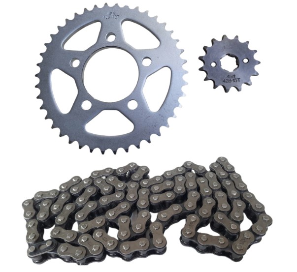 Motospartan Ön-arka Zincir Dişli Seti 42-15t 428h-128l Mondıal Drift L