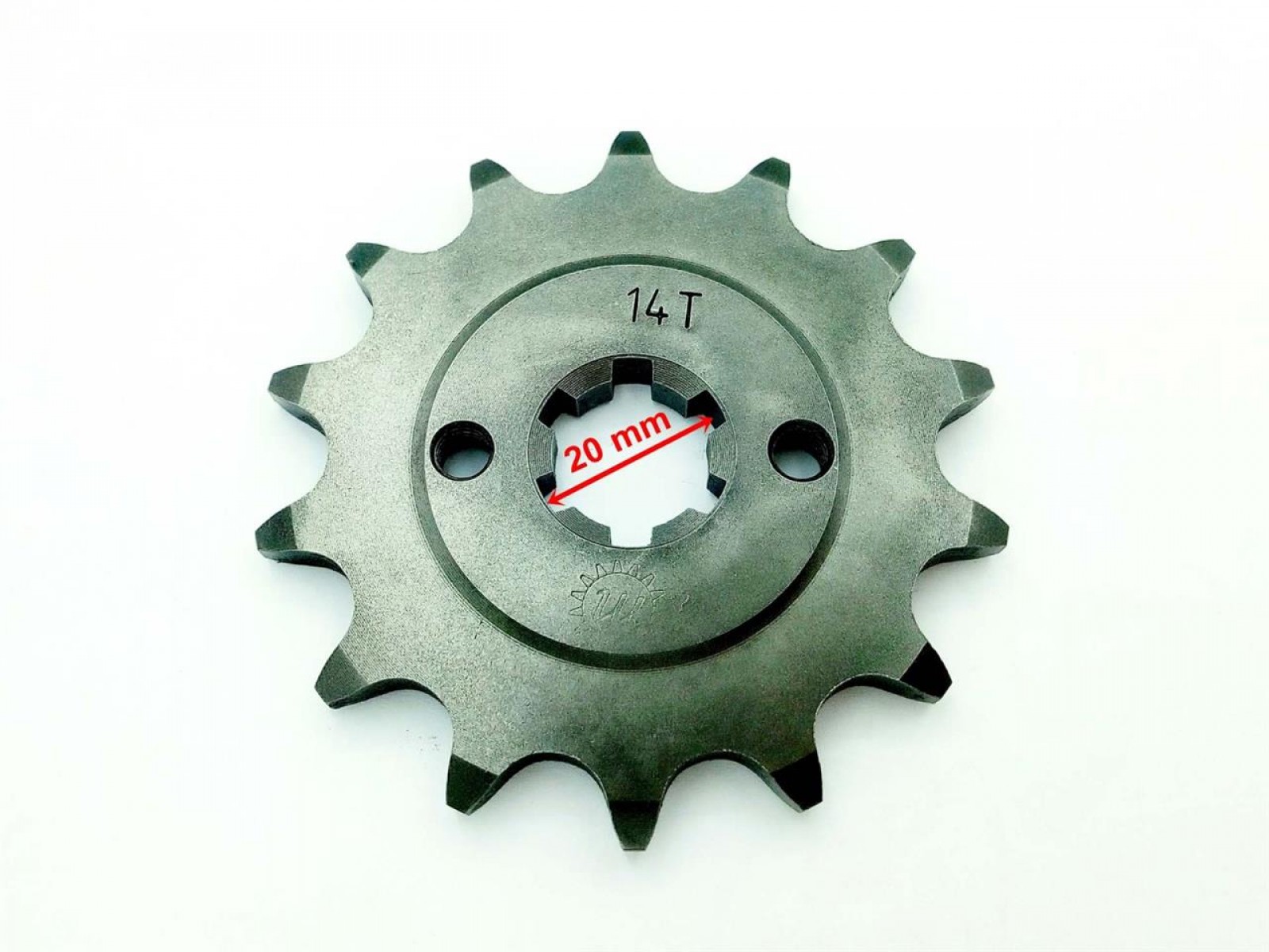 Motospartan Ön Dişli 14t Ktm Duke 200 2012-2018 Duke 125 2011-2018 520 Zincir İçin İç 20 Mm 2 Delik