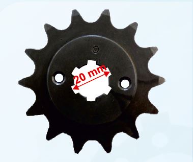 Hyosung Gt250r 14t Ön Dişli Motospartan (6 Tırnaklı Öm İç Çap 20mm)