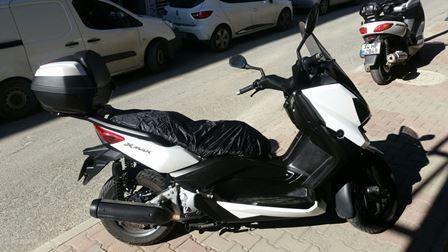 Motospartan Sele Brandası Kılıfı Siyah X-large Beden Yamaha X-max 250 Maxi  Scooter