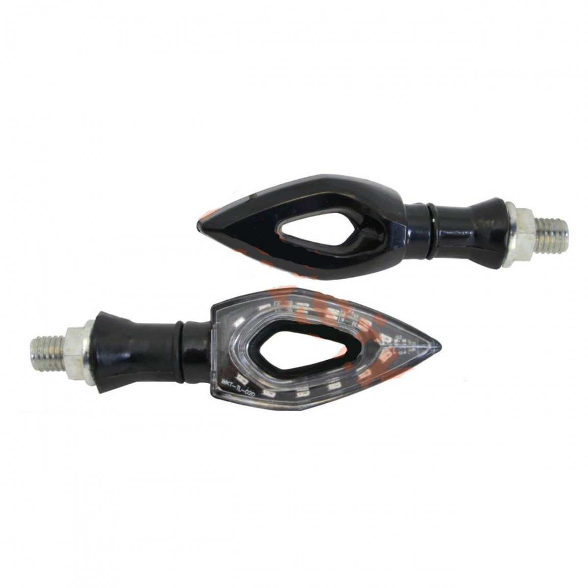 Motospartan Sinyal Takımı Led Kayan Karbon Wkt Tl 02 Sarı Işık Universal