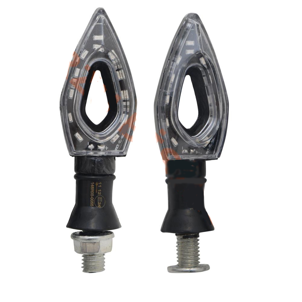 Motospartan Sinyal Takımı Led Sarı Işık Rt-072 Karbon Universal