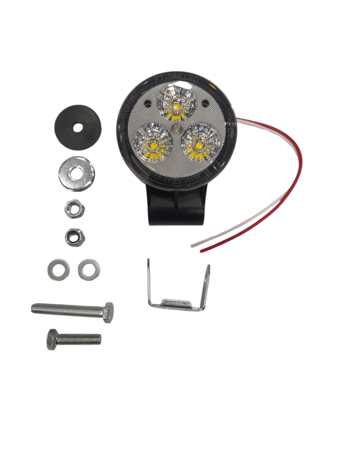 Motospartan Sis Farı Yuvarlak 3 Led Sarı Işık 1200lumen Ft 362 D S Cr
