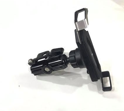Motospartan Telefon Tutucu Ayna Bağlantılı İki Kollu Kıskaçlı Lüx Model Tkw