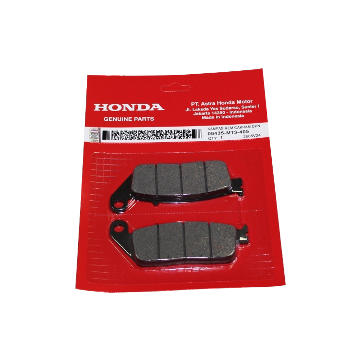 Msr Ön Fren Disk Balatası Orj Honda Adv 350 196