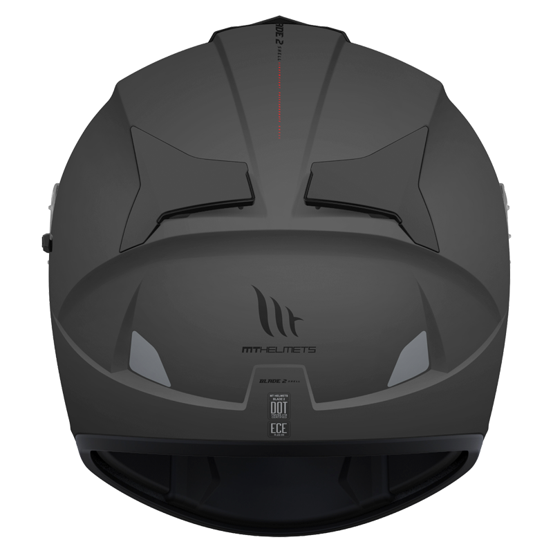 Mt Blade 2 Sv Solıd A2 Kapalı Kask Gls Mat Tıtanıum Kask X-small