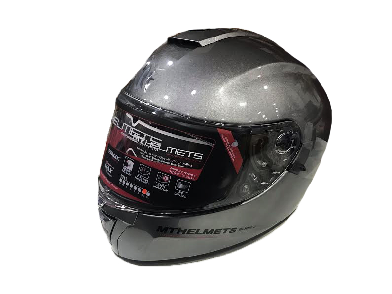 Mt Blade 2 Sv Solıd A2 Kapalı Kask Gls Tıtanıum X-small
