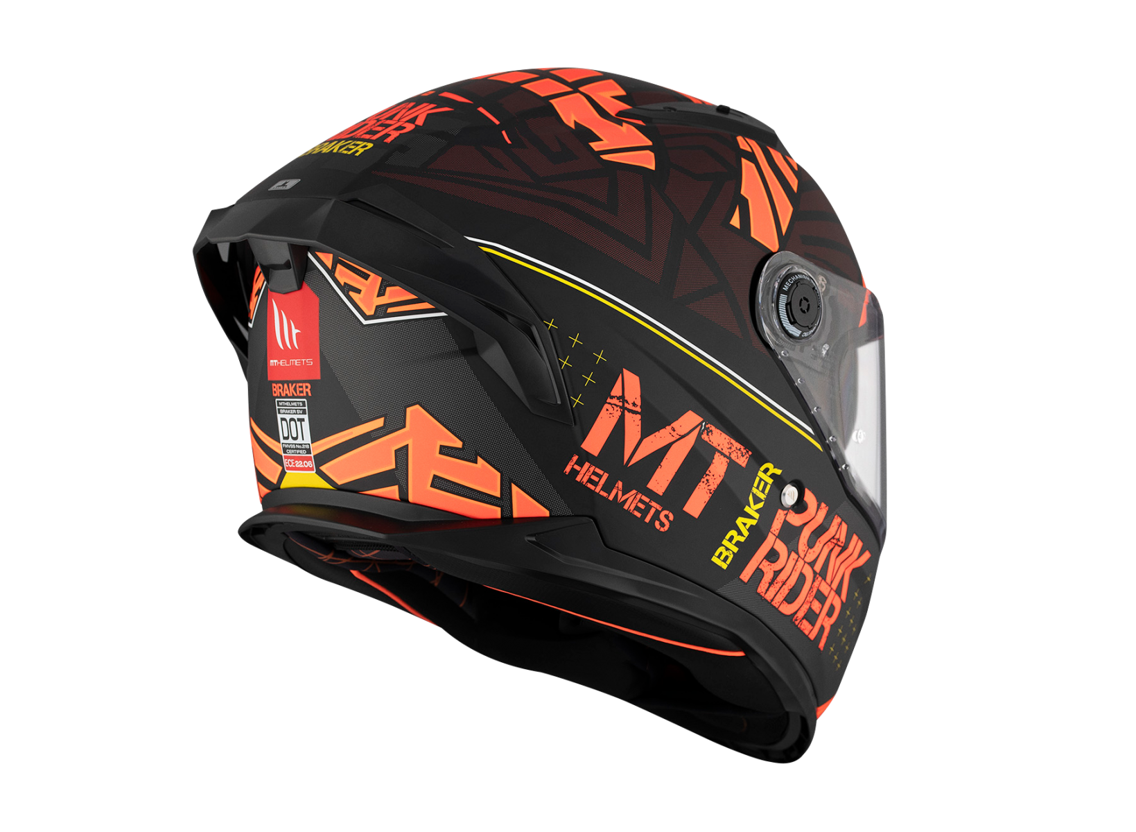 Mt Braker Sv Punk Rıder B5 Kapalı Kask Mat