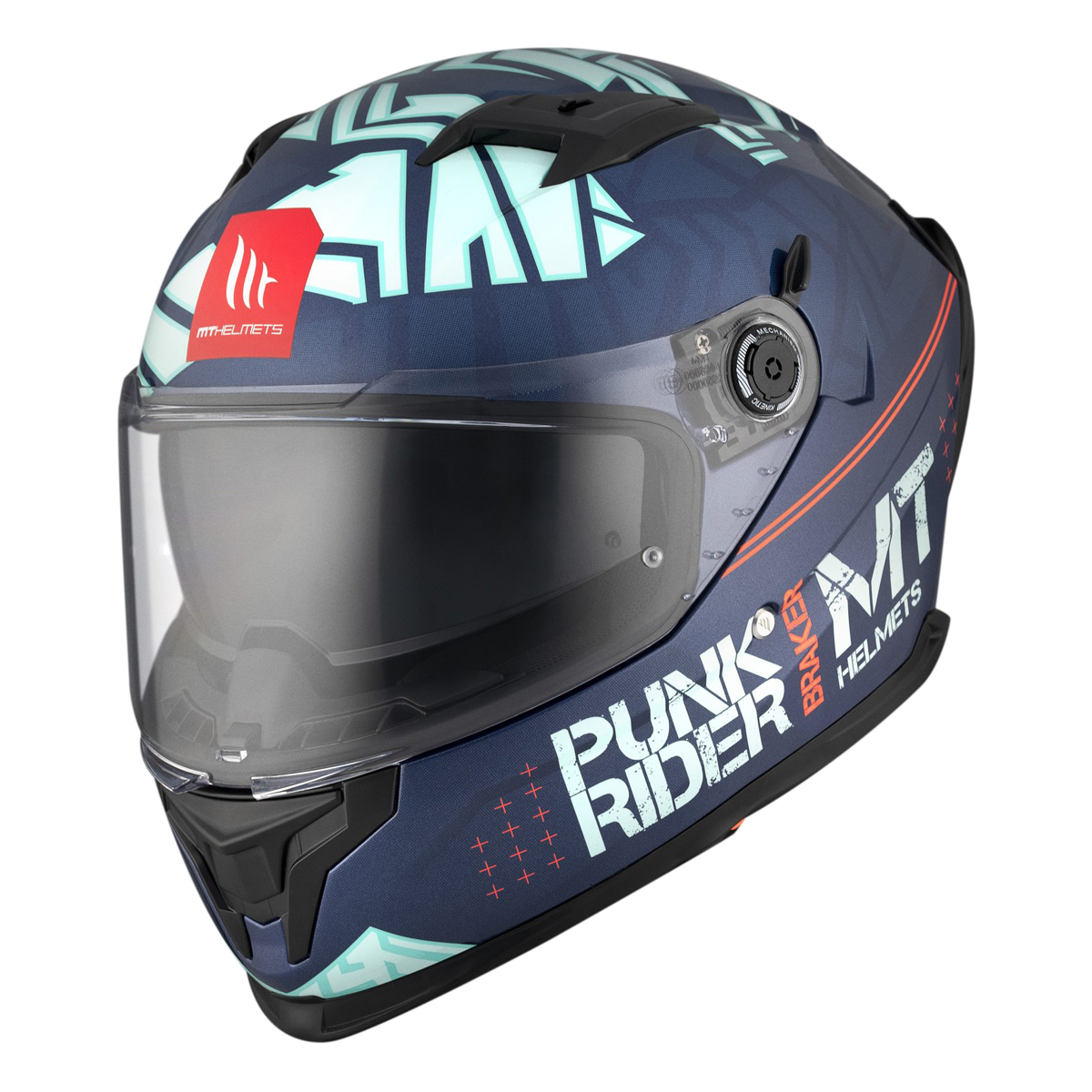 Mt Braker Sv Punk Rıder C7 Kapalı Kask Parlak