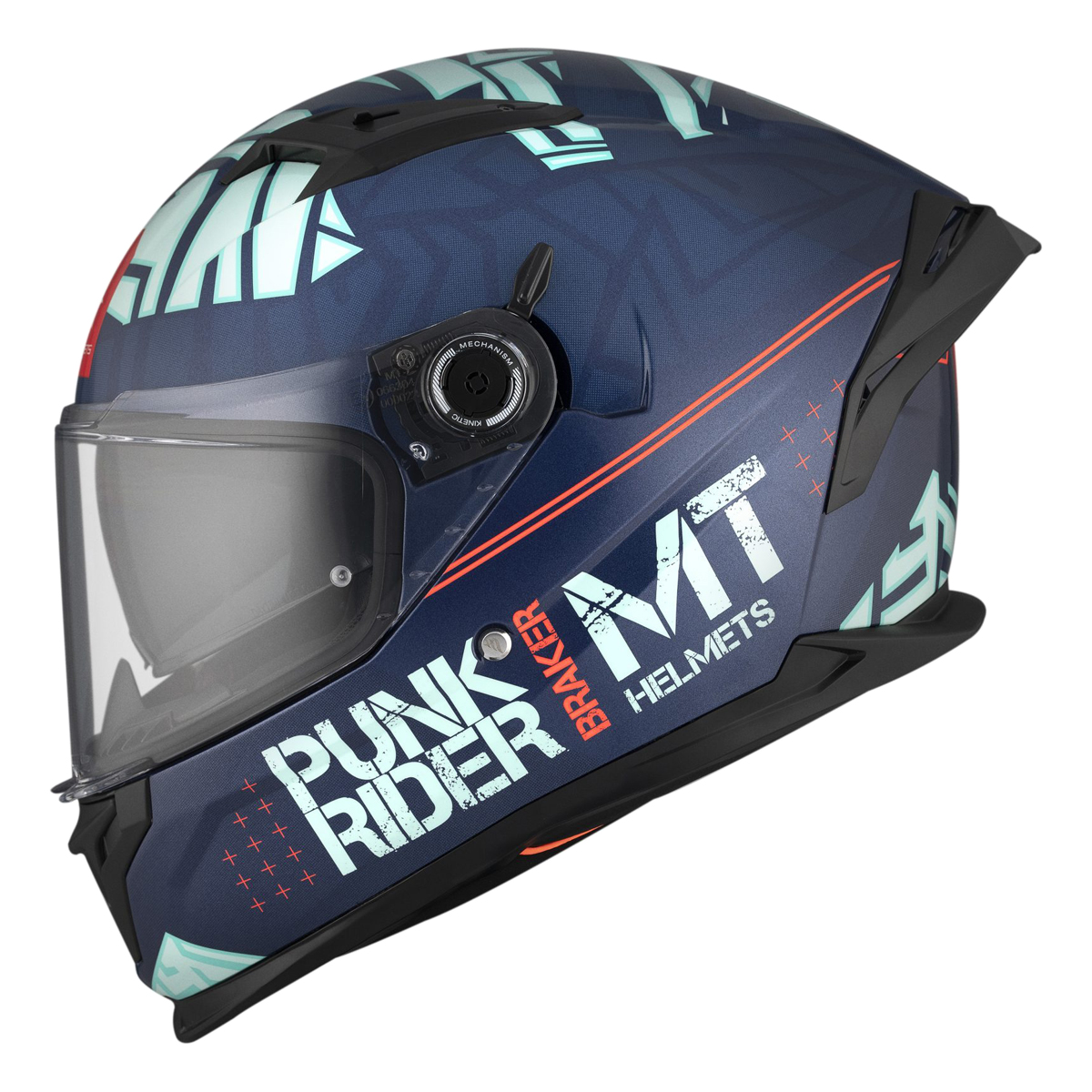 Mt Braker Sv Punk Rıder C7 Kapalı Kask Parlak