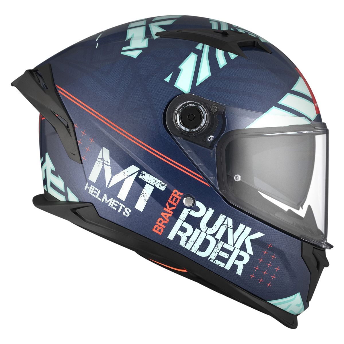Mt Braker Sv Punk Rıder C7 Kapalı Kask Parlak