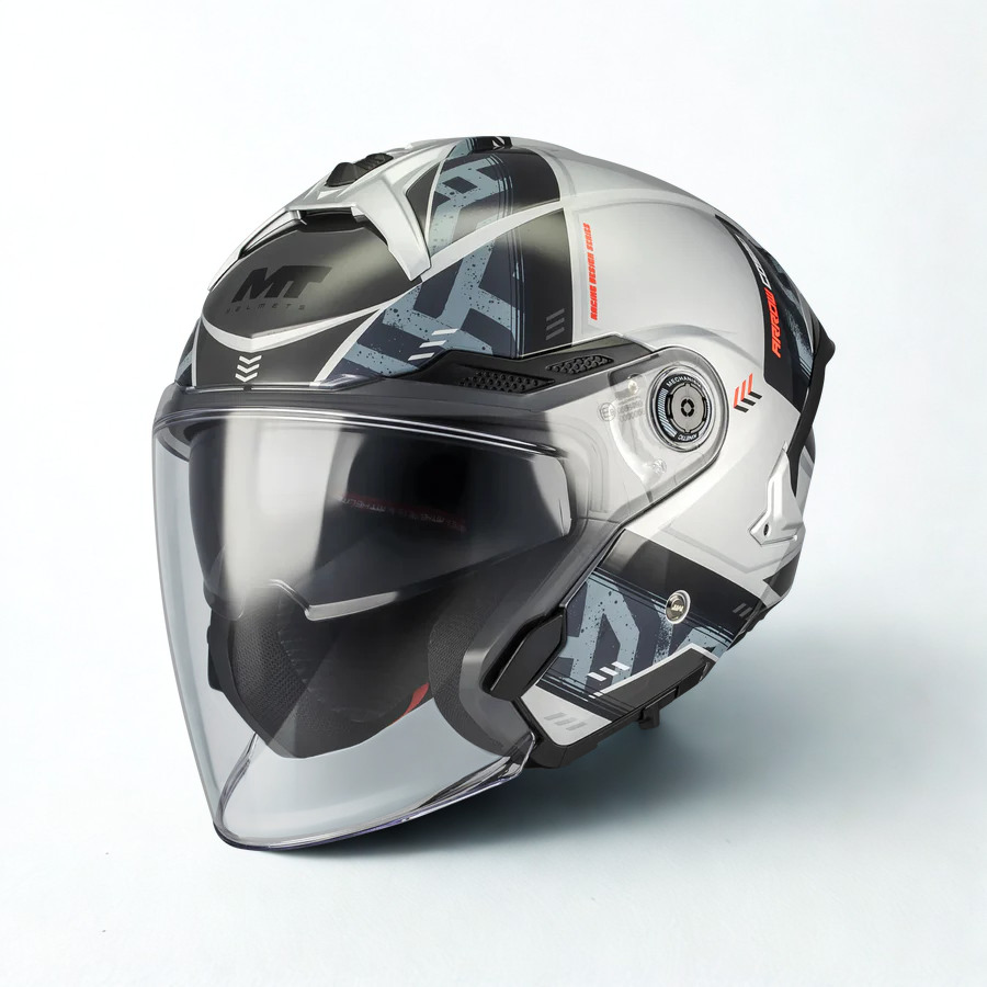 Mt Yarım Kask Of515sv Cosmo Sv Arrow C2 Parlak