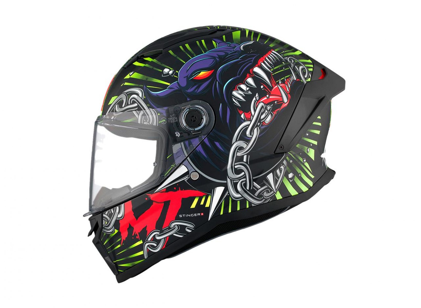 Mt Stınger 2 Akın A3 Kapalı Kask Mat X-LARGE