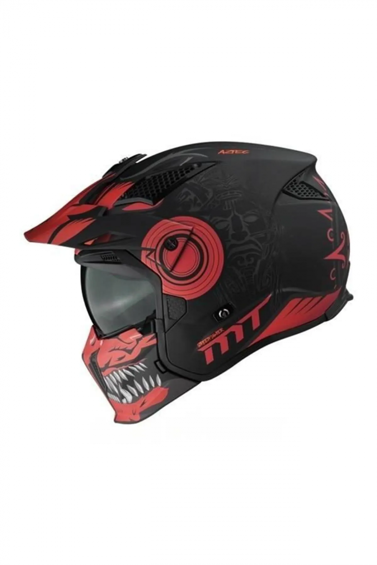 Mt Streetfıghter Sv S Aztec B5 Mat Kask