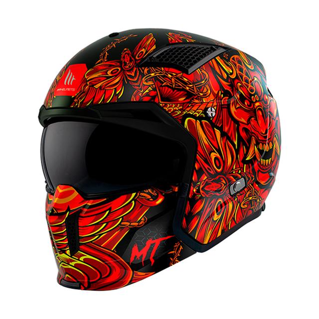 Mt Streetfıghter Sv S Hellısh B5 Çene Çıkartılabilir Kask Mat
