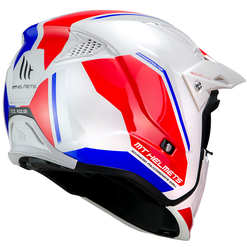 Mt Streetfıghter Sv Twın B7 Çene Çıkartılabilir Kask İnci Mavi Small