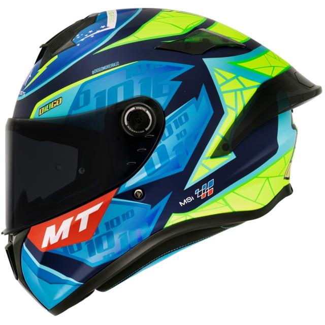 Mt Targo S Dıogo Moreıra C7 Kapalı Kask Parlak LARGE