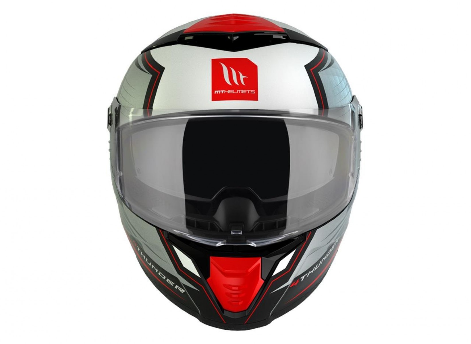 Mt Thunder 4 Jerk B5 Kapalı Kask Mat Kırmızı