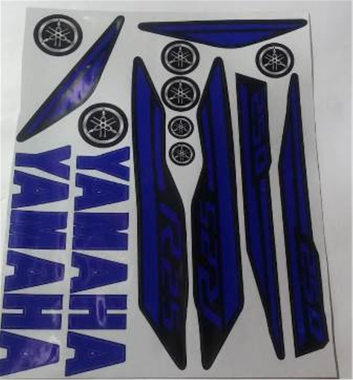 Mts Sticker Seti Yamaha R 25 Mavi-siyah Mts-02