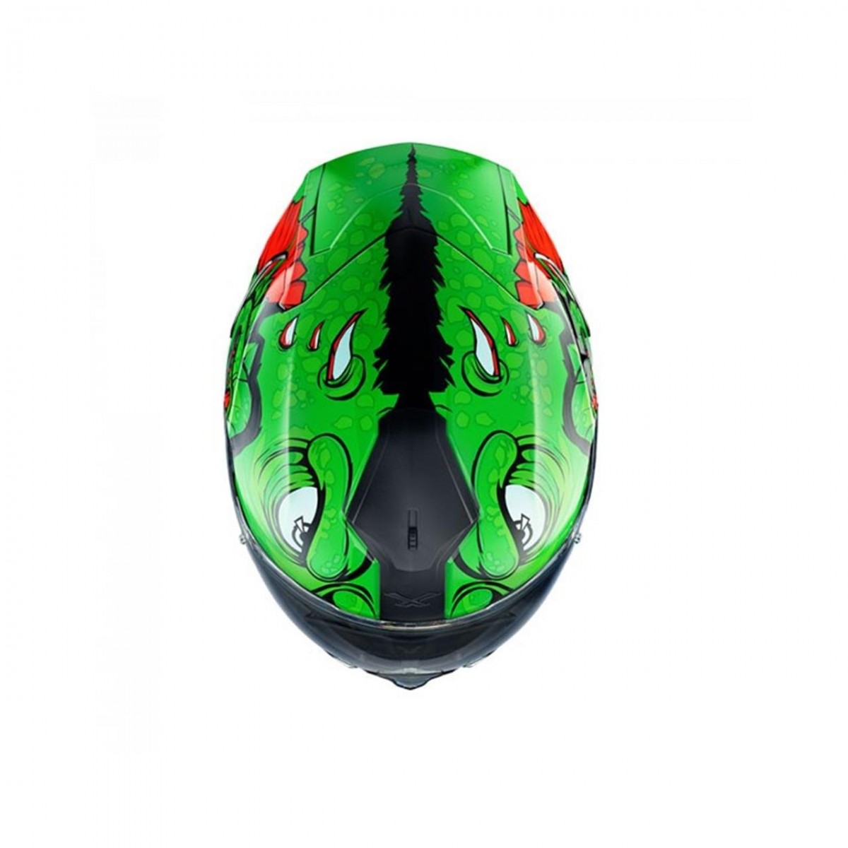 Nexx Sx.100r Abısal Kapalı Kask Yeşil-kırmızı