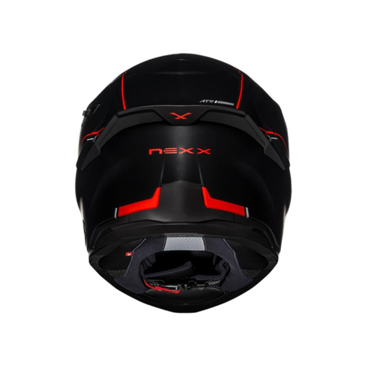 Nexx Sx.100r Kapalı Kask Frenetıc Mat Siyah-kırmızı