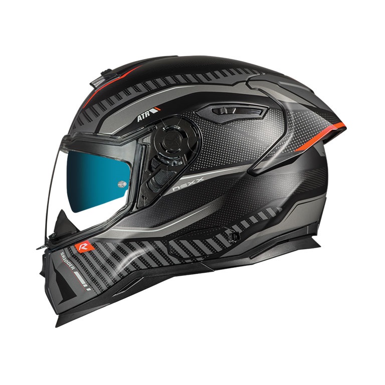 Nexx Sx.100r Skıdder Kapalı Kask Mat Siyah-gri LARGE