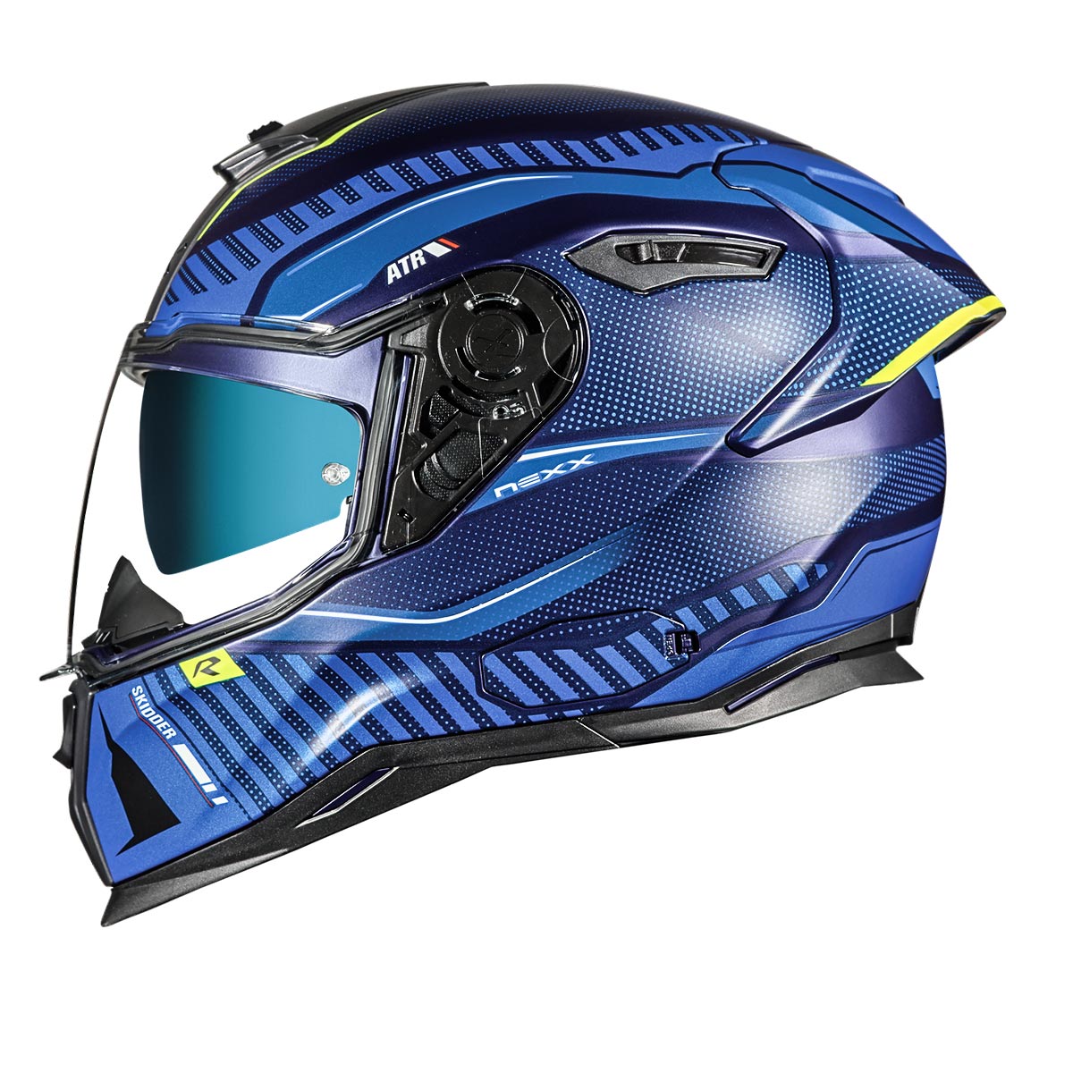 Nexx Sx.100r Skıdder Kapalı Kask Mat Siyah-kırmızı X-SMALL