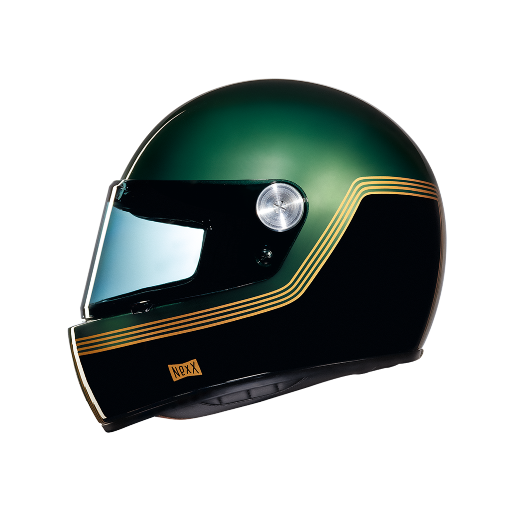 Nexx X.g100r Motordrome Kapalı Kask Yeşil-siyah